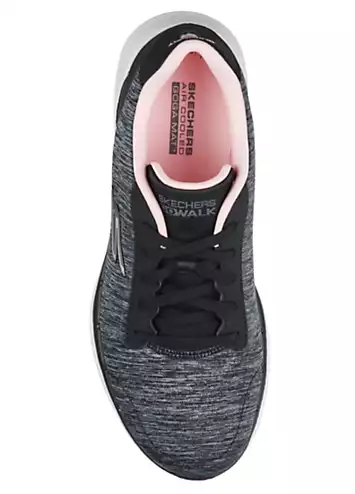 Skechers Womens Dark Grey Go Walk 6 Magic Melody Trainers | Grattan