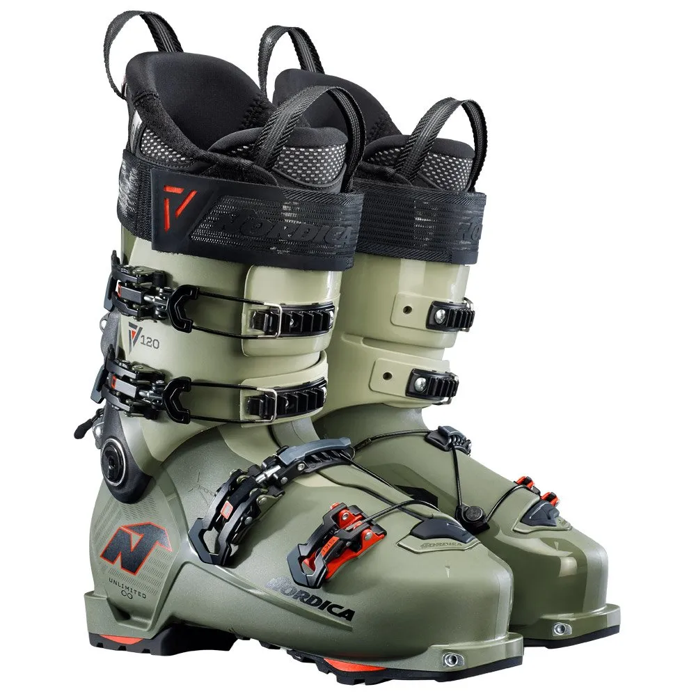 Ski touring boot Nordica ---Unlimited 120 Dyn Green Black Red