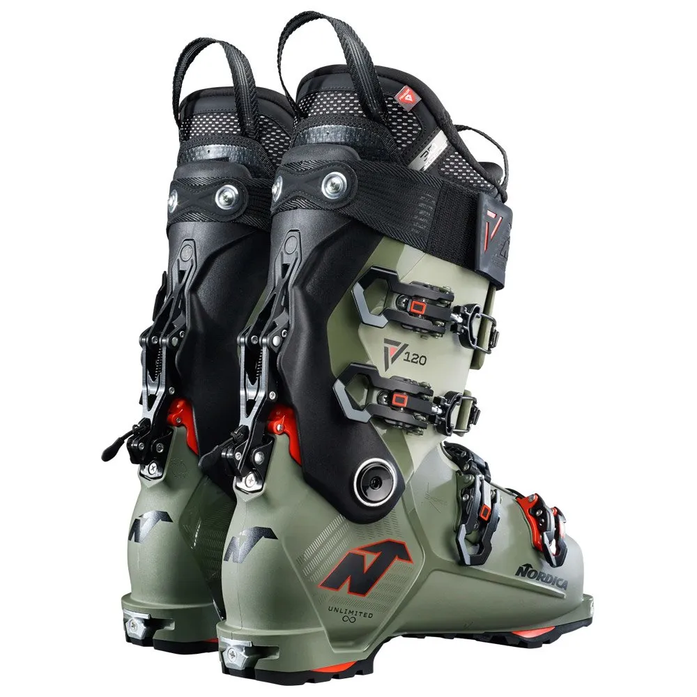 Ski touring boot Nordica ---Unlimited 120 Dyn Green Black Red