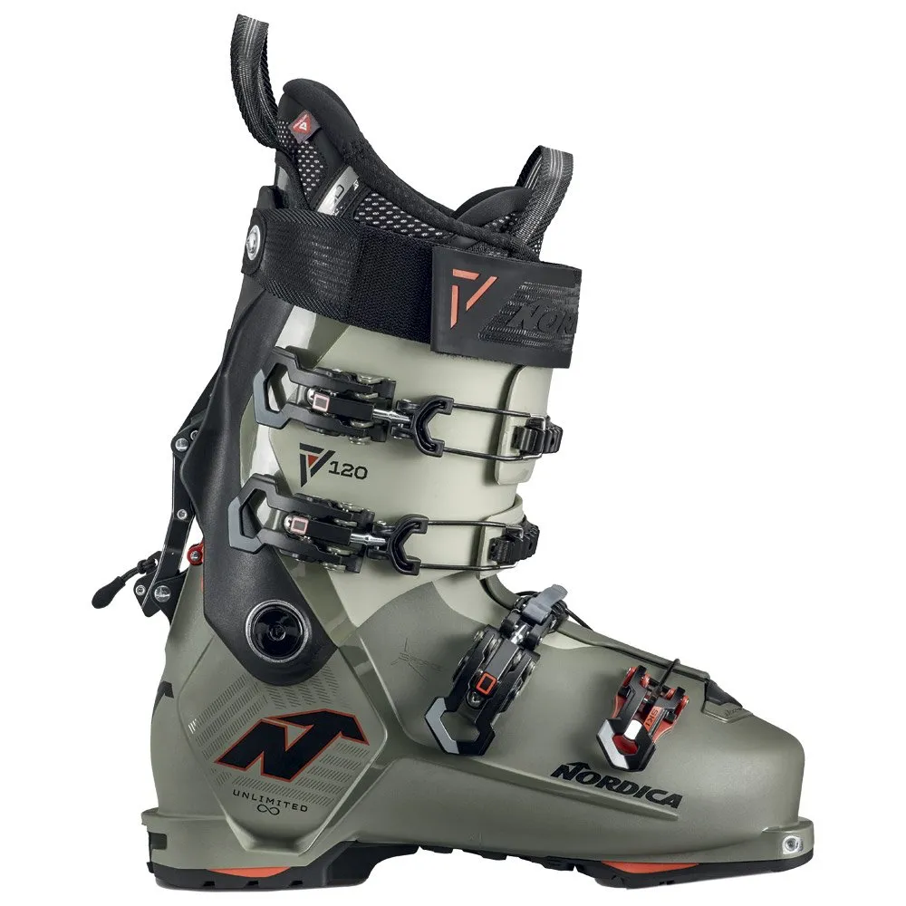 Ski touring boot Nordica ---Unlimited 120 Dyn Green Black Red