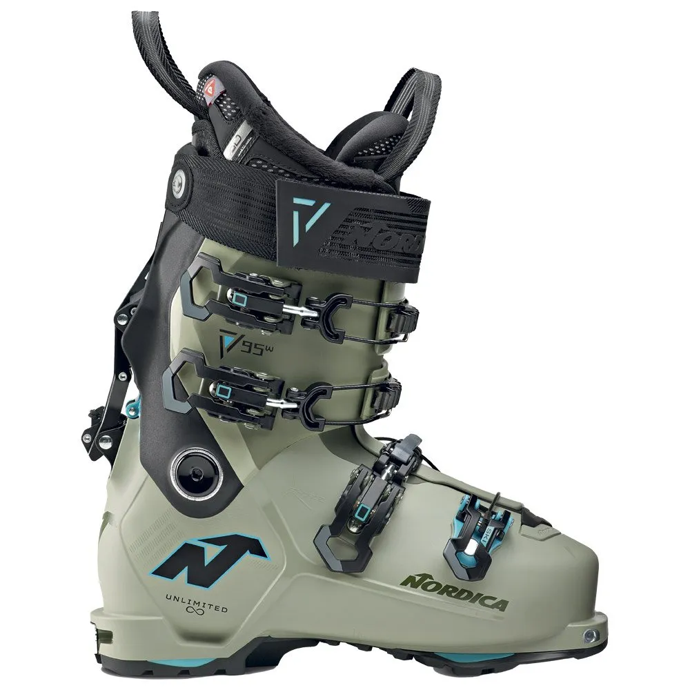 Ski touring boot Nordica ---Unlimited 95 W Dyn Light Green Black Light Blue