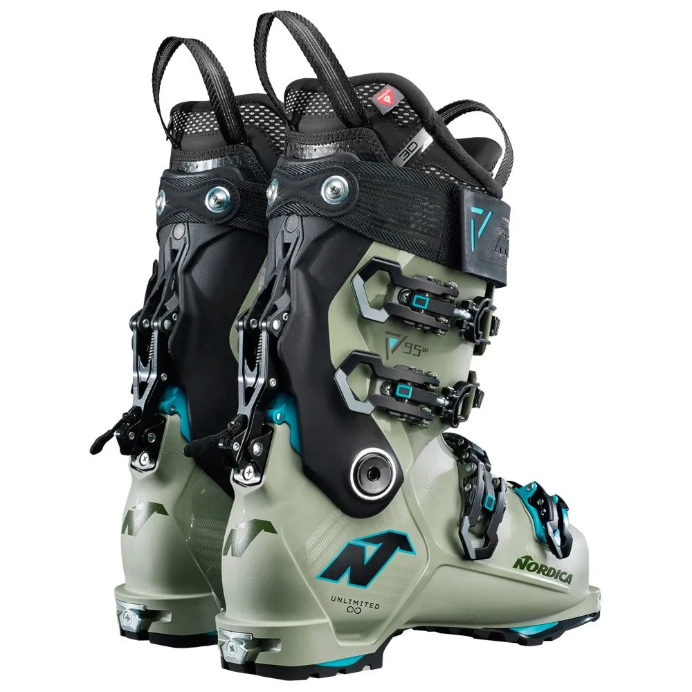 Ski touring boot Nordica ---Unlimited 95 W Dyn Light Green Black Light Blue