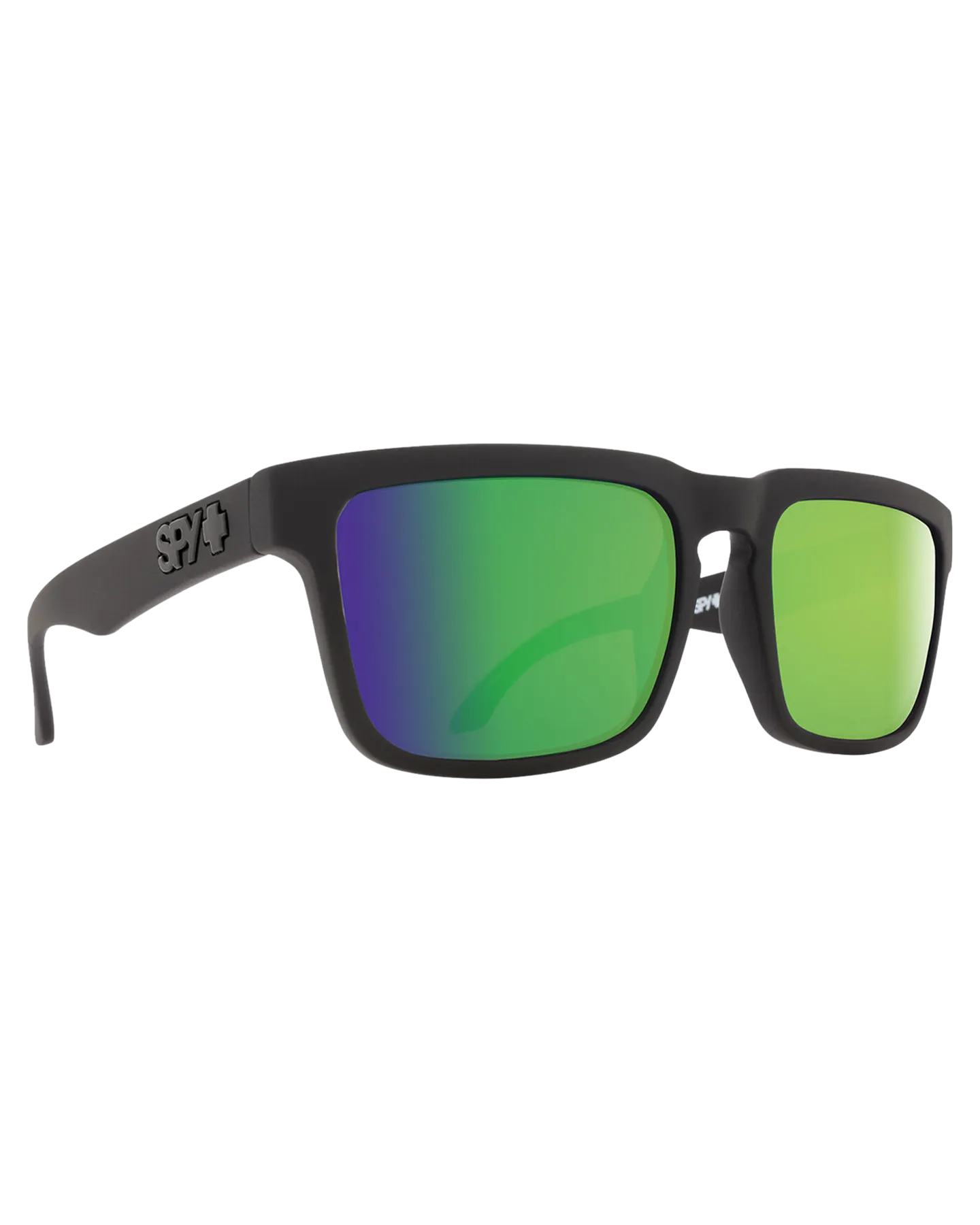 Spy Helm Matte Black - Happy Bronze Polar With Green Spectra Mirror | Shop Sunglasses at Trojan Wake Ski Snow & Snow Skiers 