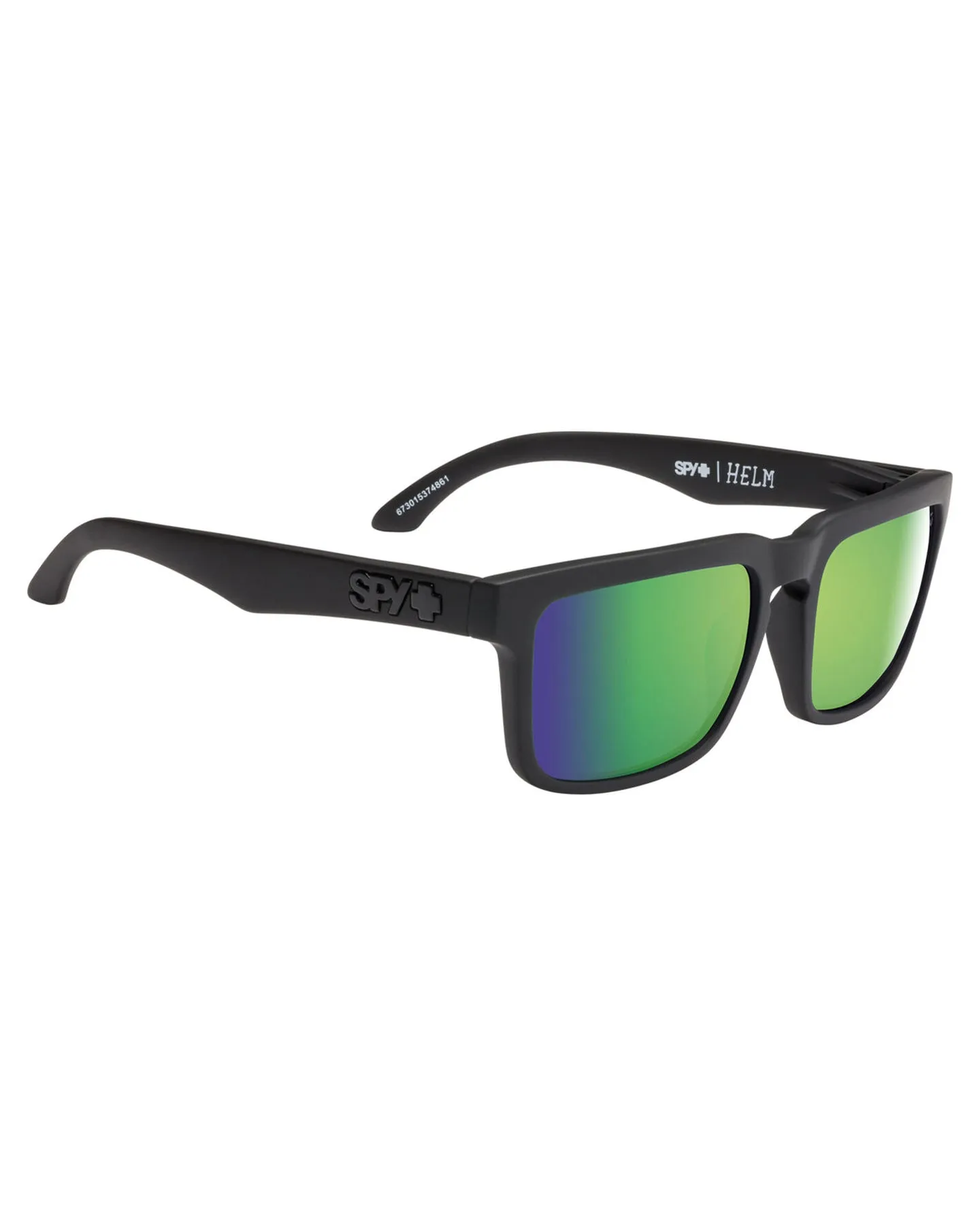 Spy Helm Matte Black - Happy Bronze Polar With Green Spectra Mirror | Shop Sunglasses at Trojan Wake Ski Snow & Snow Skiers 