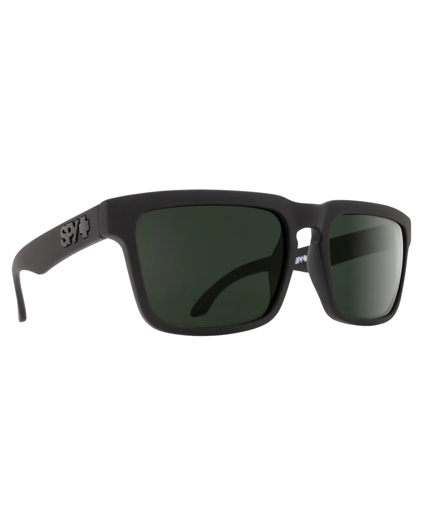 Spy Helm Soft Matte Black - Happy Gray Green | Shop Sunglasses at Trojan Wake Ski Snow & Snow Skiers Warehouse