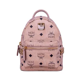 Stark Bebe Boo Backpack In Visetos Small - Beige