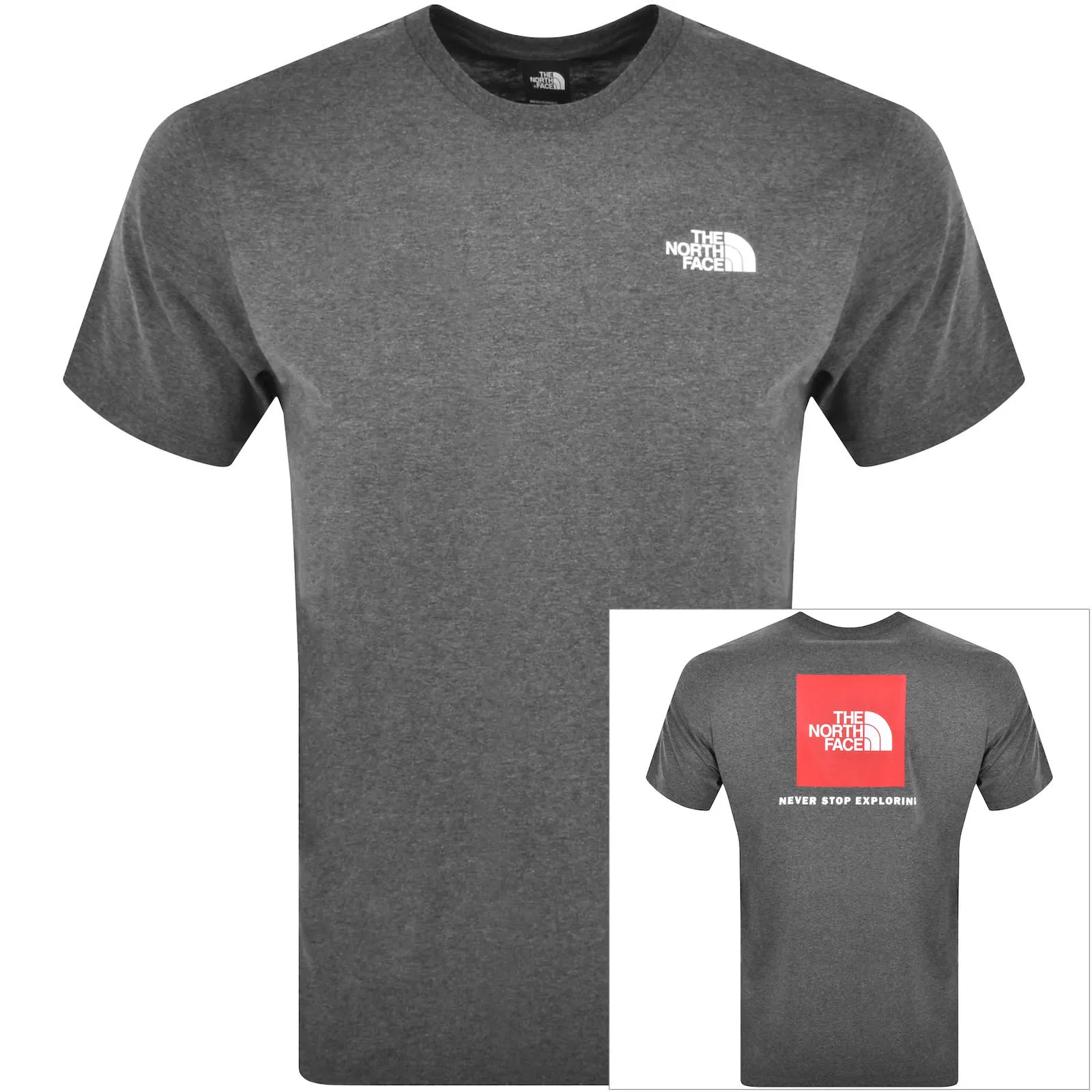 The North Face Red Box T Shirt Grey