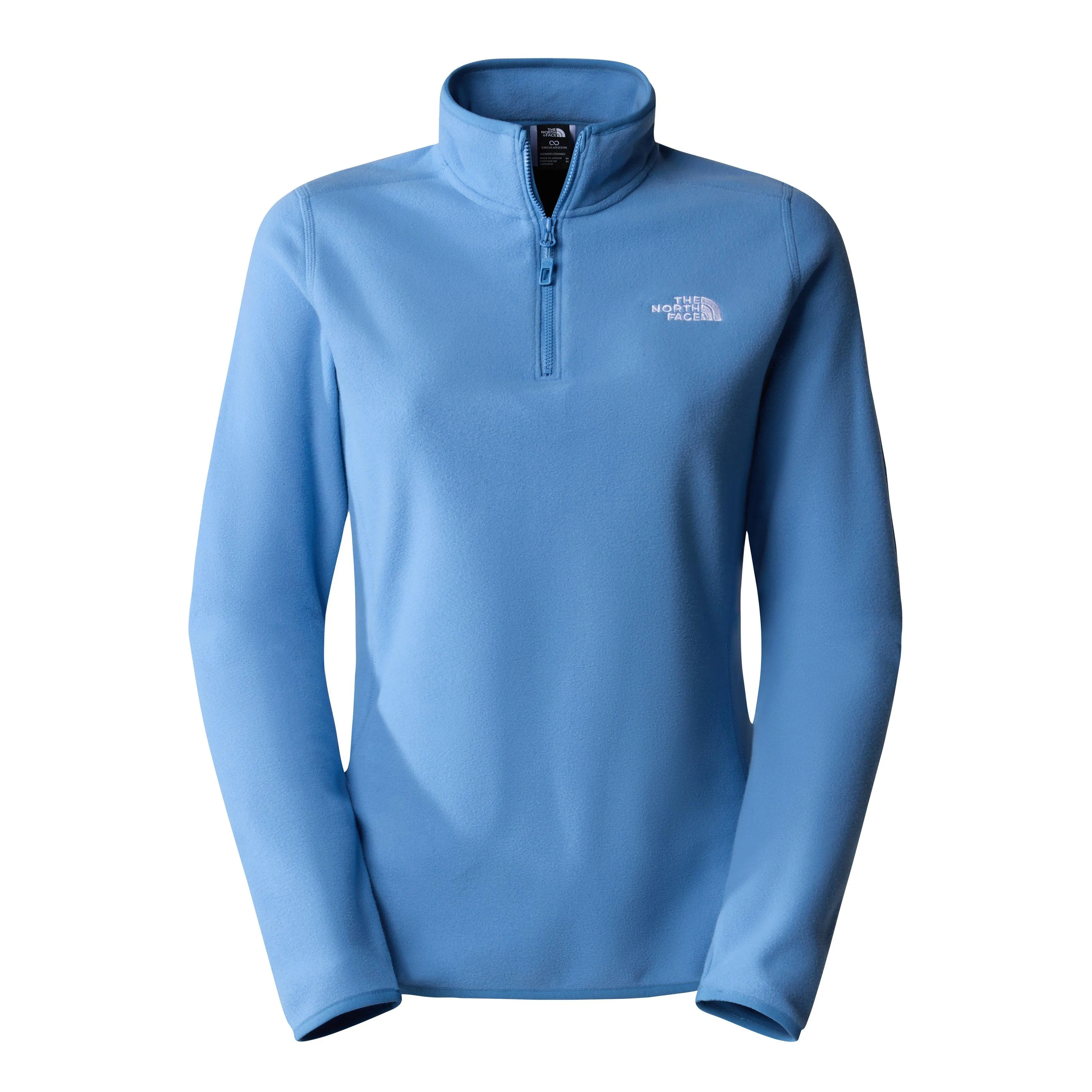 The North Face Women's 100 Glacier 1/4 Zip Fleece - Indigo Stone | George Fisher