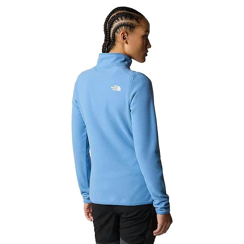 The North Face Women's 100 Glacier 1/4 Zip Fleece - Indigo Stone | George Fisher