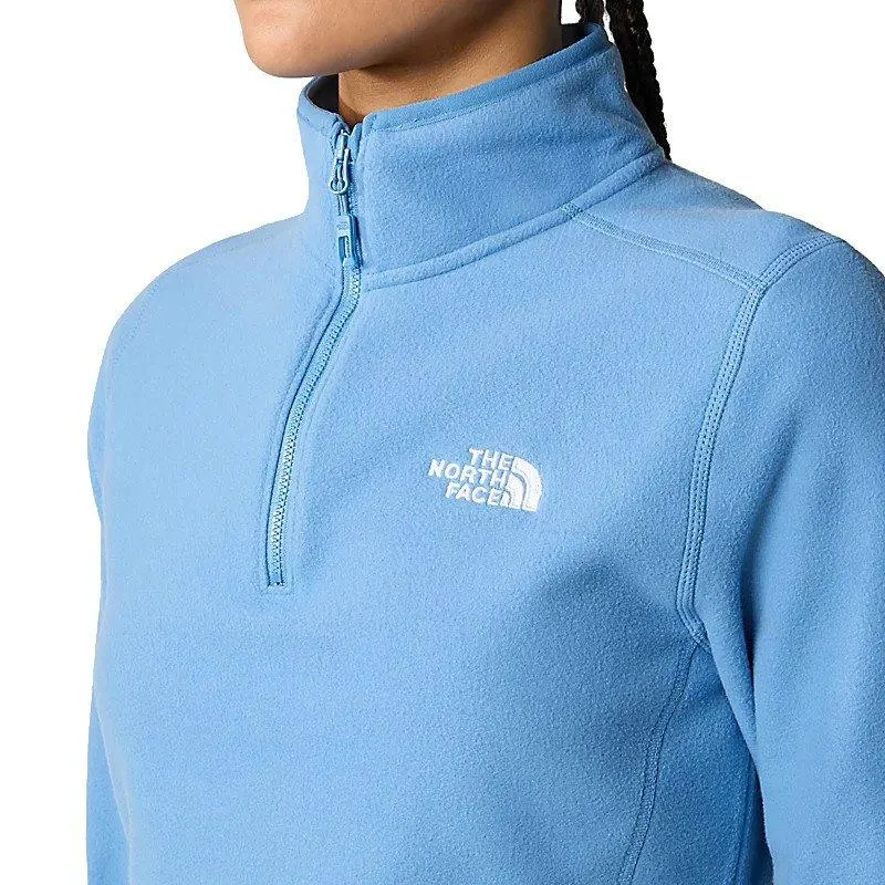 The North Face Women's 100 Glacier 1/4 Zip Fleece - Indigo Stone | George Fisher