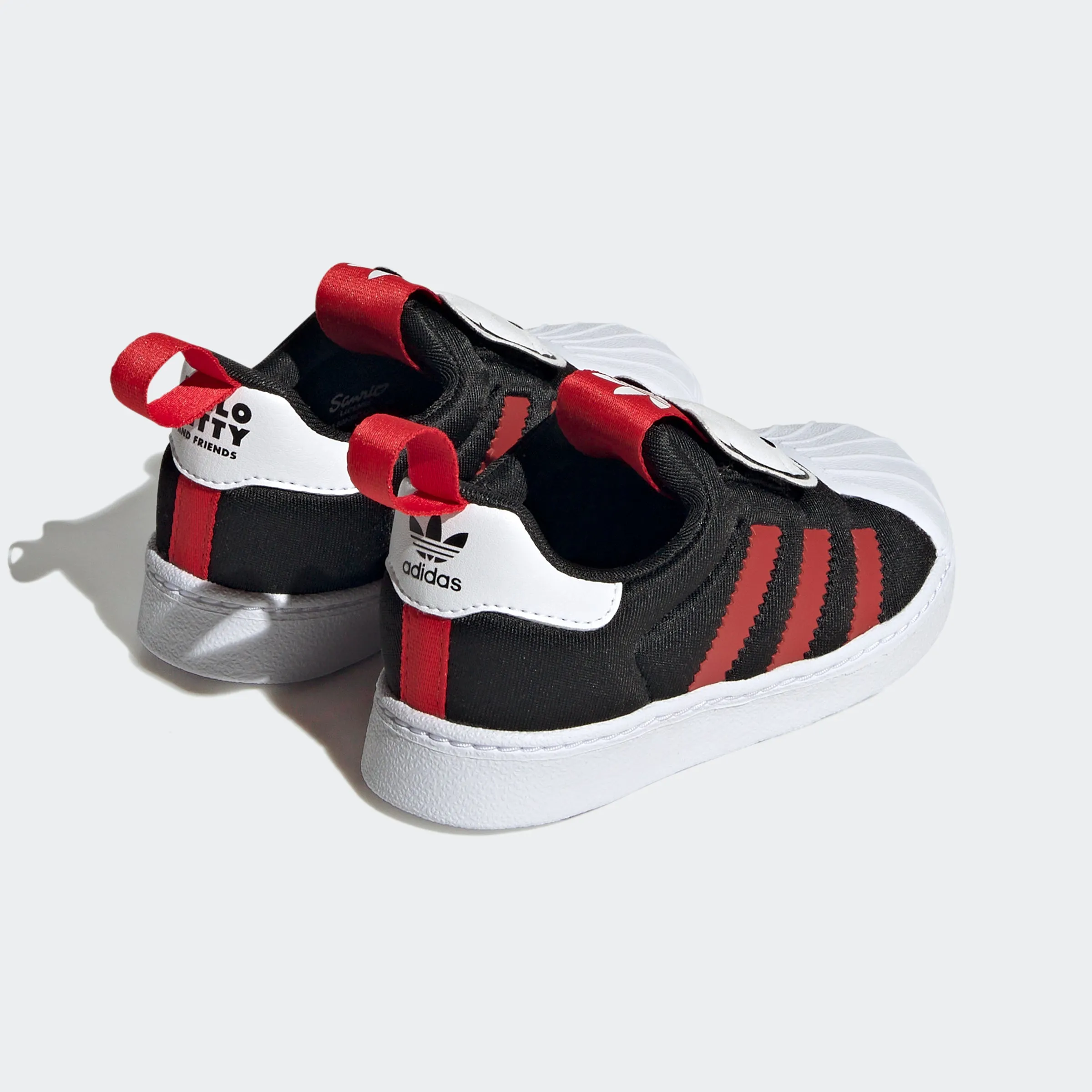 Toddlers adidas Originals Hello Kitty Superstar 360 Shoes Black