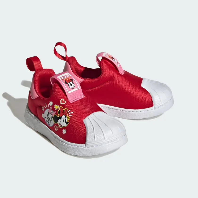 Toddlers adidas Originals X Disney Superstar 360 Shoes Red