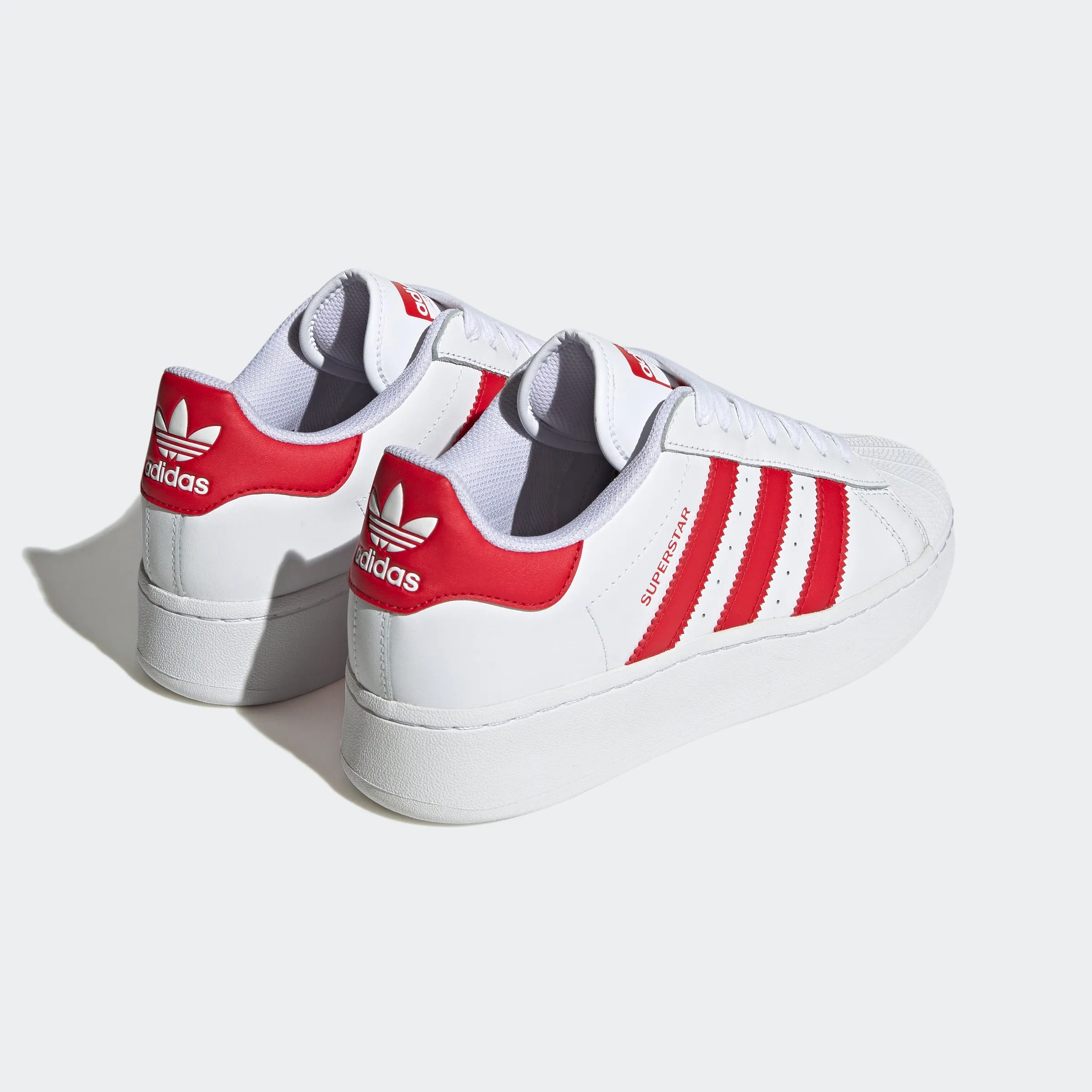 Unisex adidas Originals Superstar XLG Shoes White Scarlet