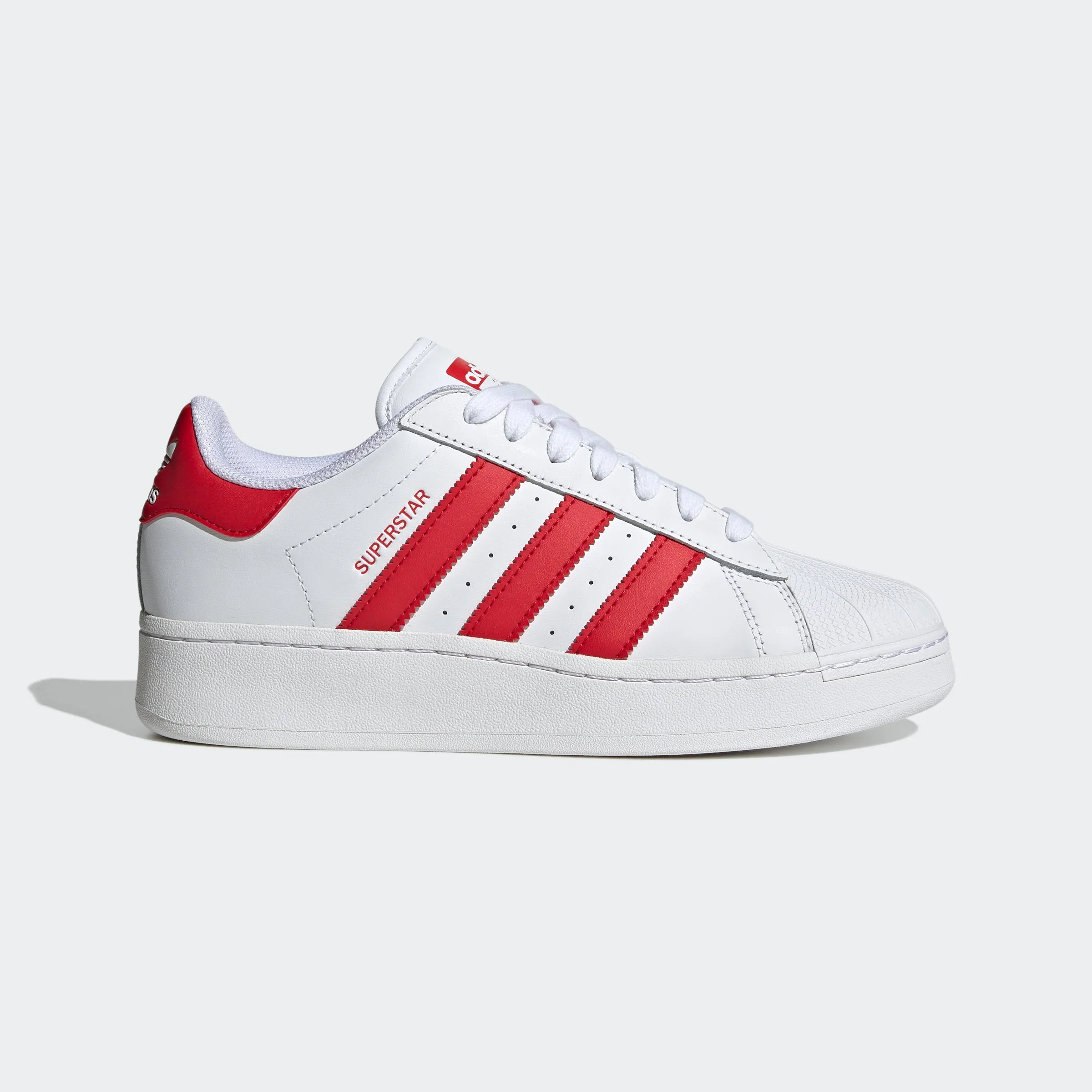 Unisex adidas Originals Superstar XLG Shoes White Scarlet