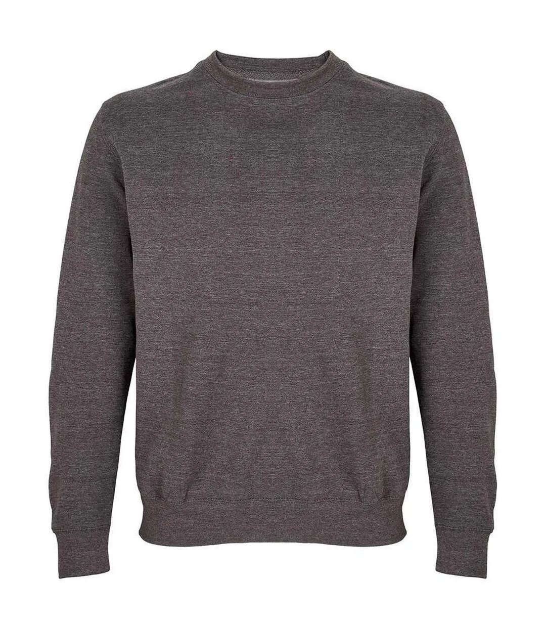 Unisex adult columbia sweatshirt charcoal marl SOLS