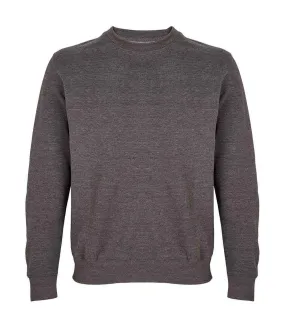 Unisex adult columbia sweatshirt charcoal marl SOLS