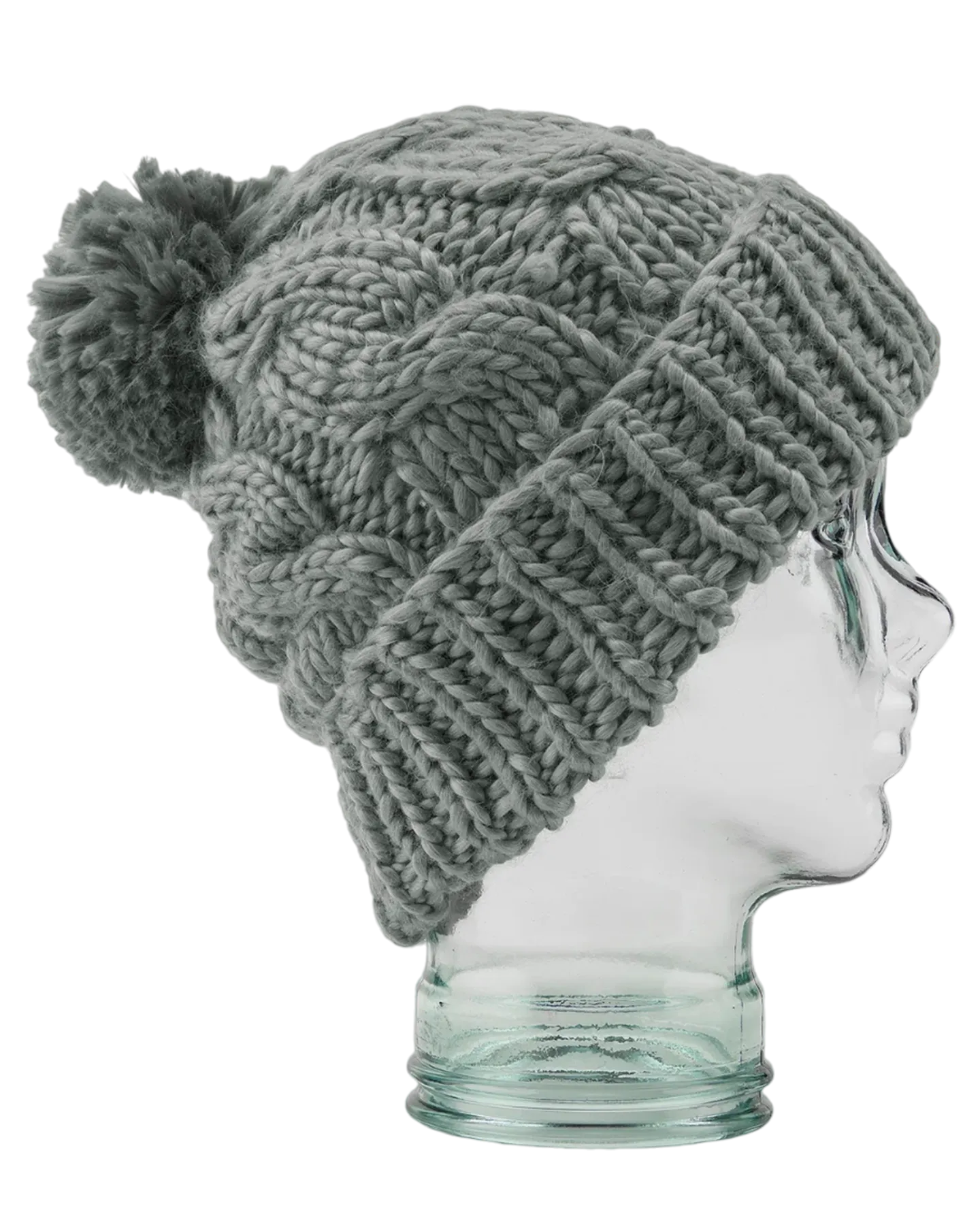 Volcom Hand Knit Beanie - 6 Pack Storm Grey | Shop Headwear at Trojan Wake Ski Snow & Snow Skiers Warehouse