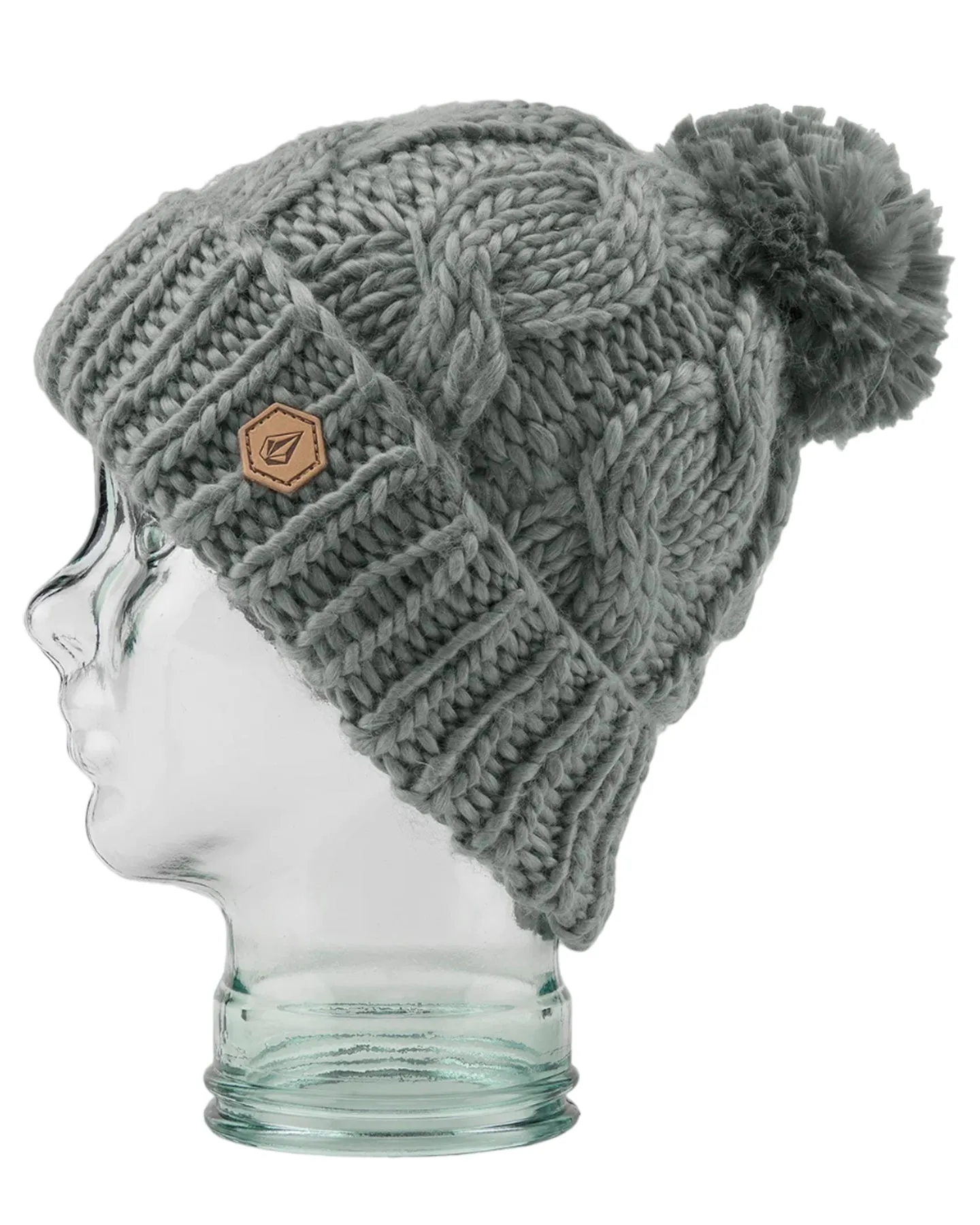 Volcom Hand Knit Beanie - 6 Pack Storm Grey | Shop Headwear at Trojan Wake Ski Snow & Snow Skiers Warehouse