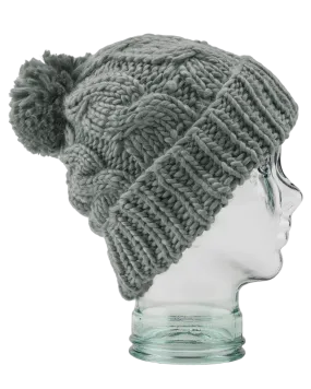 Volcom Hand Knit Beanie - 6 Pack Storm Grey | Shop Headwear at Trojan Wake Ski Snow & Snow Skiers Warehouse