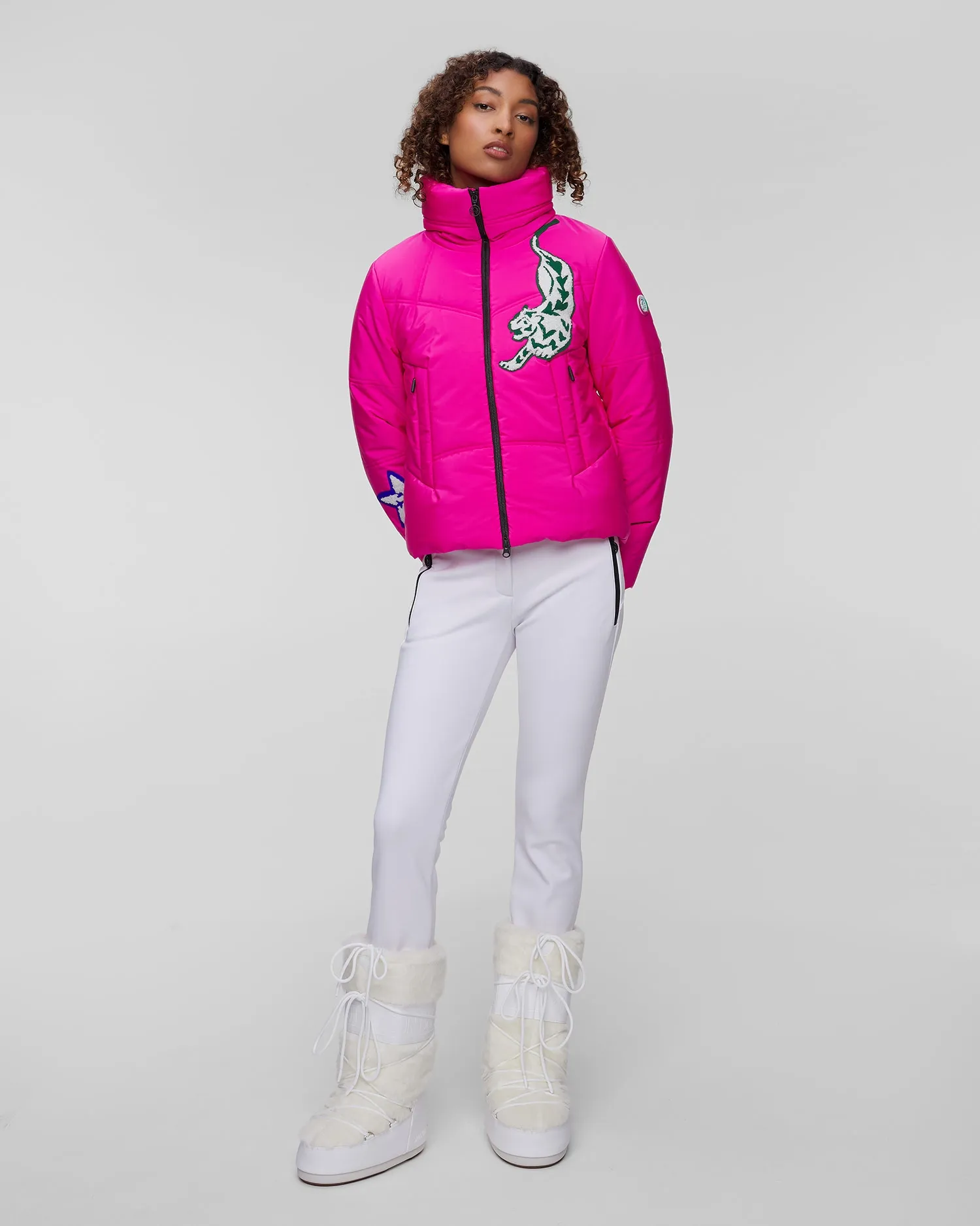 Women's pink ski jacket Sportalm 1820548408-7483