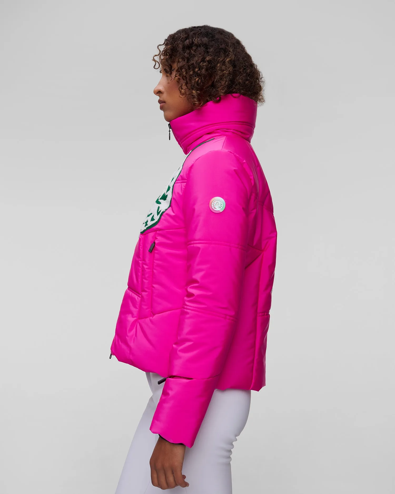 Women's pink ski jacket Sportalm 1820548408-7483