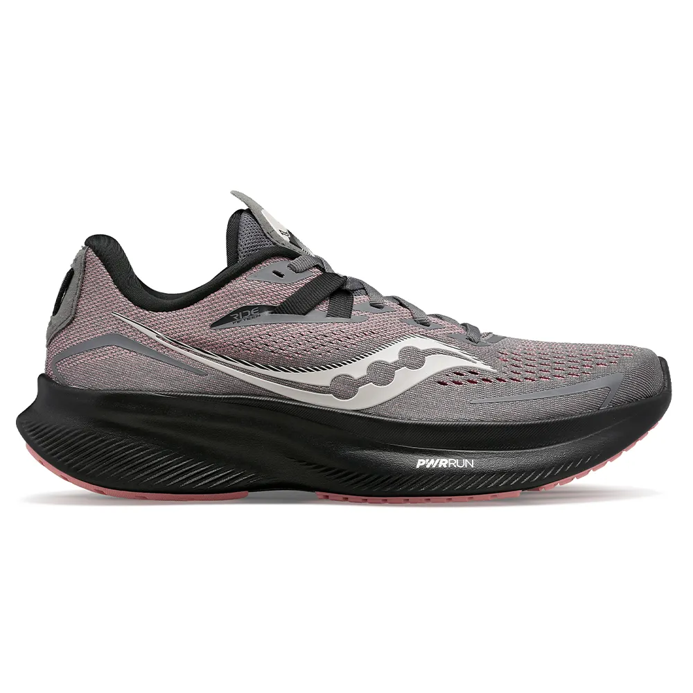 Women's Saucony Ride 15, Charcoal/Shell, 8 B Medium