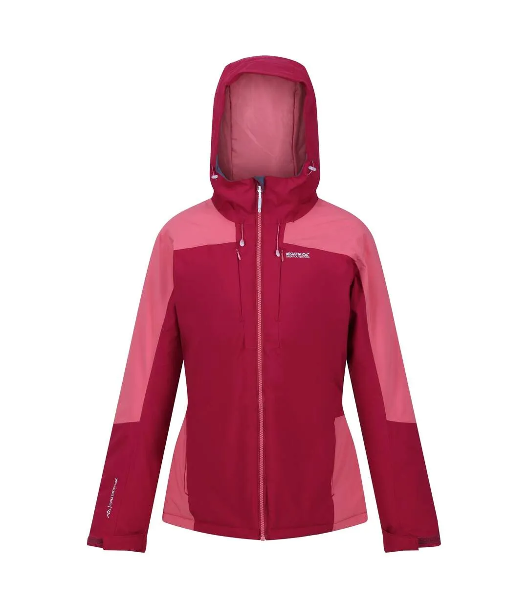 Womens/ladies highton stretch padded jacket rumba red/mineral red Regatta