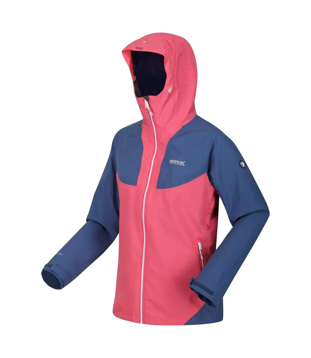 Womens/ladies raddick waterproof jacket fruit dove/dusty denim Regatta