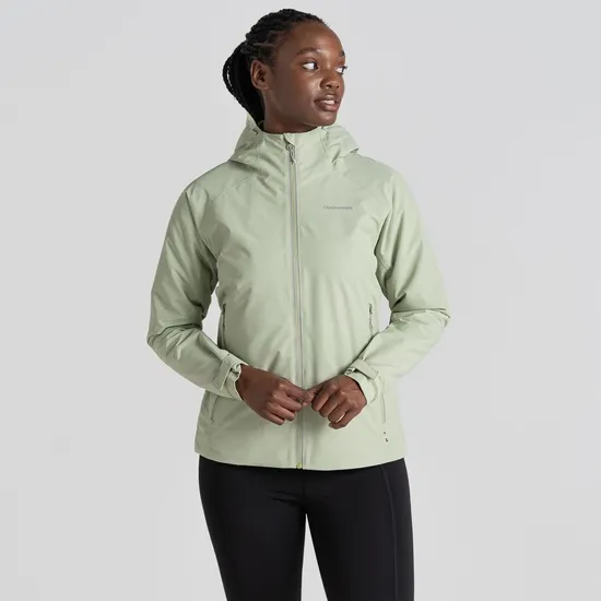 Women's Atlas Waterproof Jacket - Bud Green | Craghoppers UK