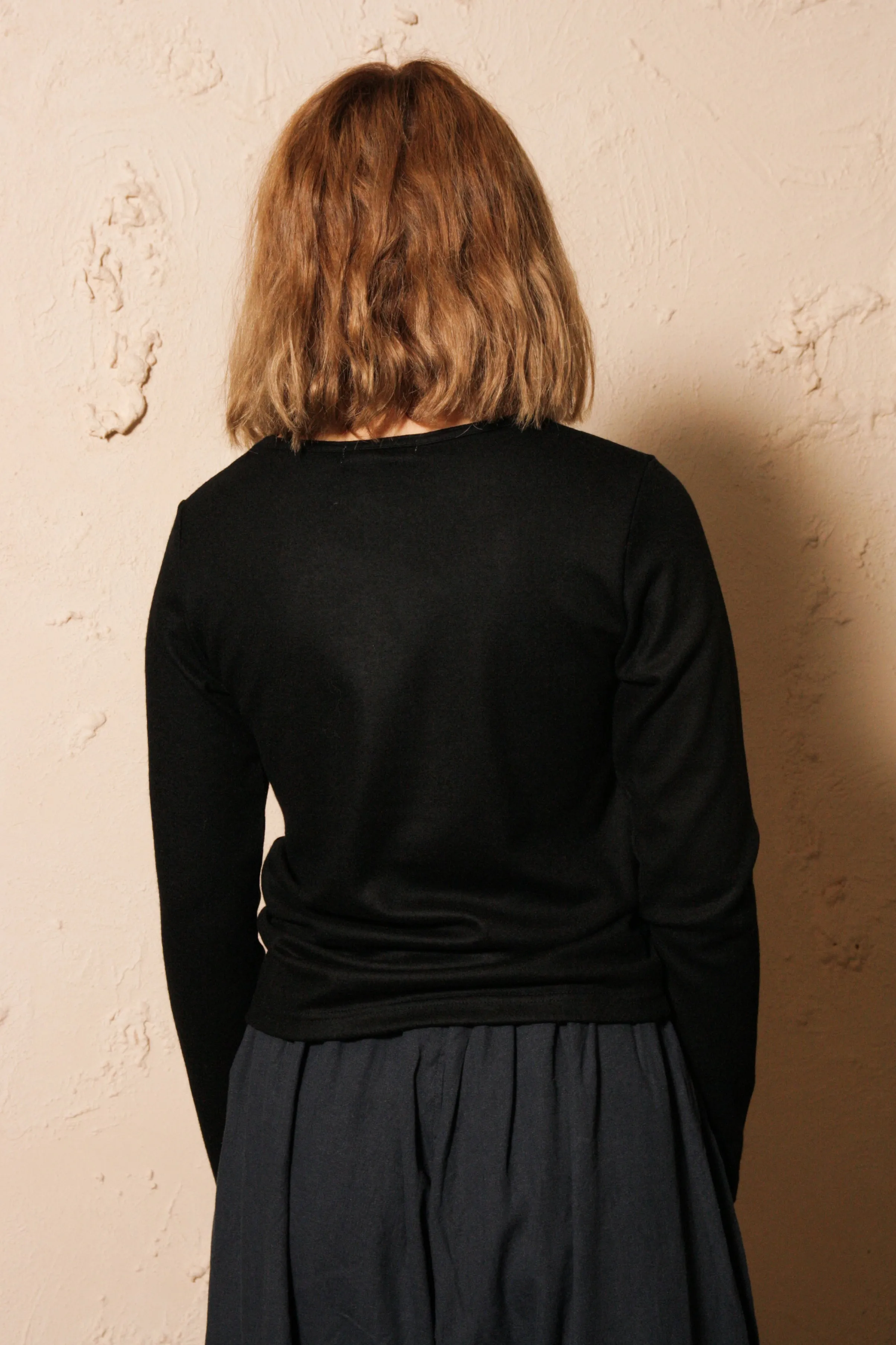 Wool Pullover Black