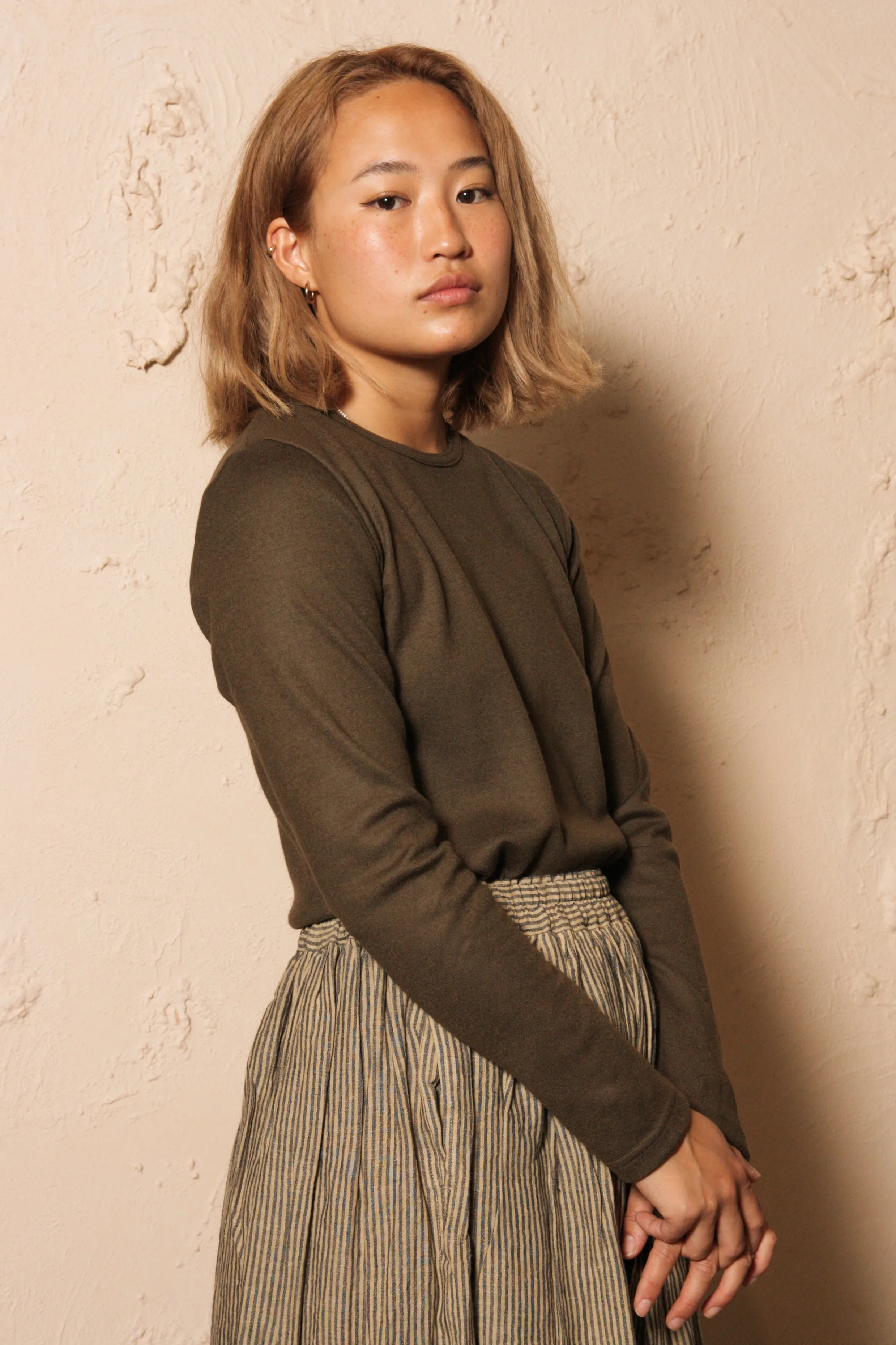 Wool Pullover Khaki