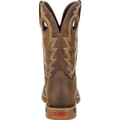 WORK BOOT (NO COMPOSITE TOE) | ROCKY LONG RANGE 11 WATERPROOF WESTERN BOOT